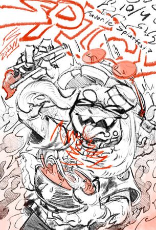 half body/sketch/simple back (procreate 2023)